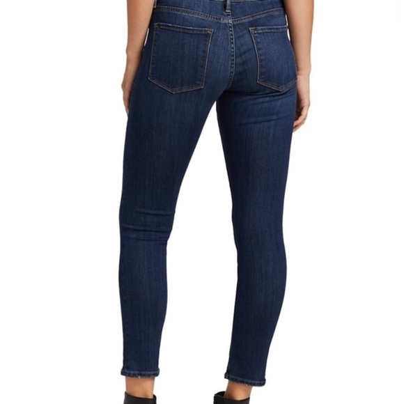 NWT FRAME Le Garçon Mid Rise Medium Wash Straight Leg Denim - Picture 7 of 11